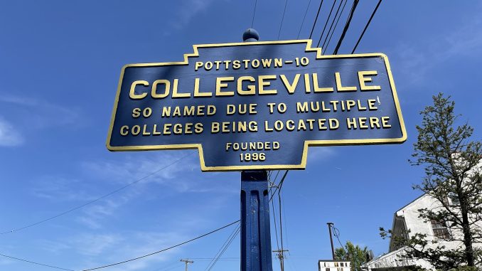 CREDIT_ Wikimedia Commons author_ Dough4872 Collegeville_PA_Keystone_Marker_on_Main_Street_WB